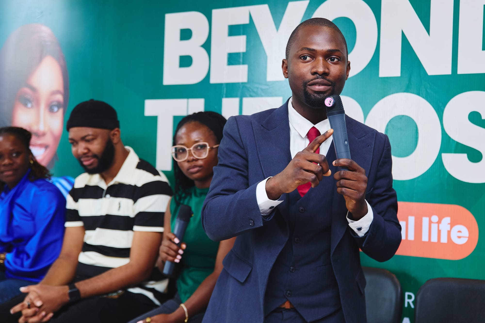 Richard Badejo, the Head of Brands and Marketing, Premium Trust Bank at the event