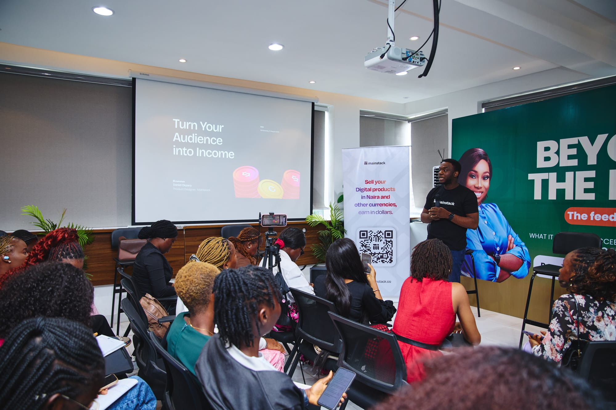 Daniel Okpara at his breakout session