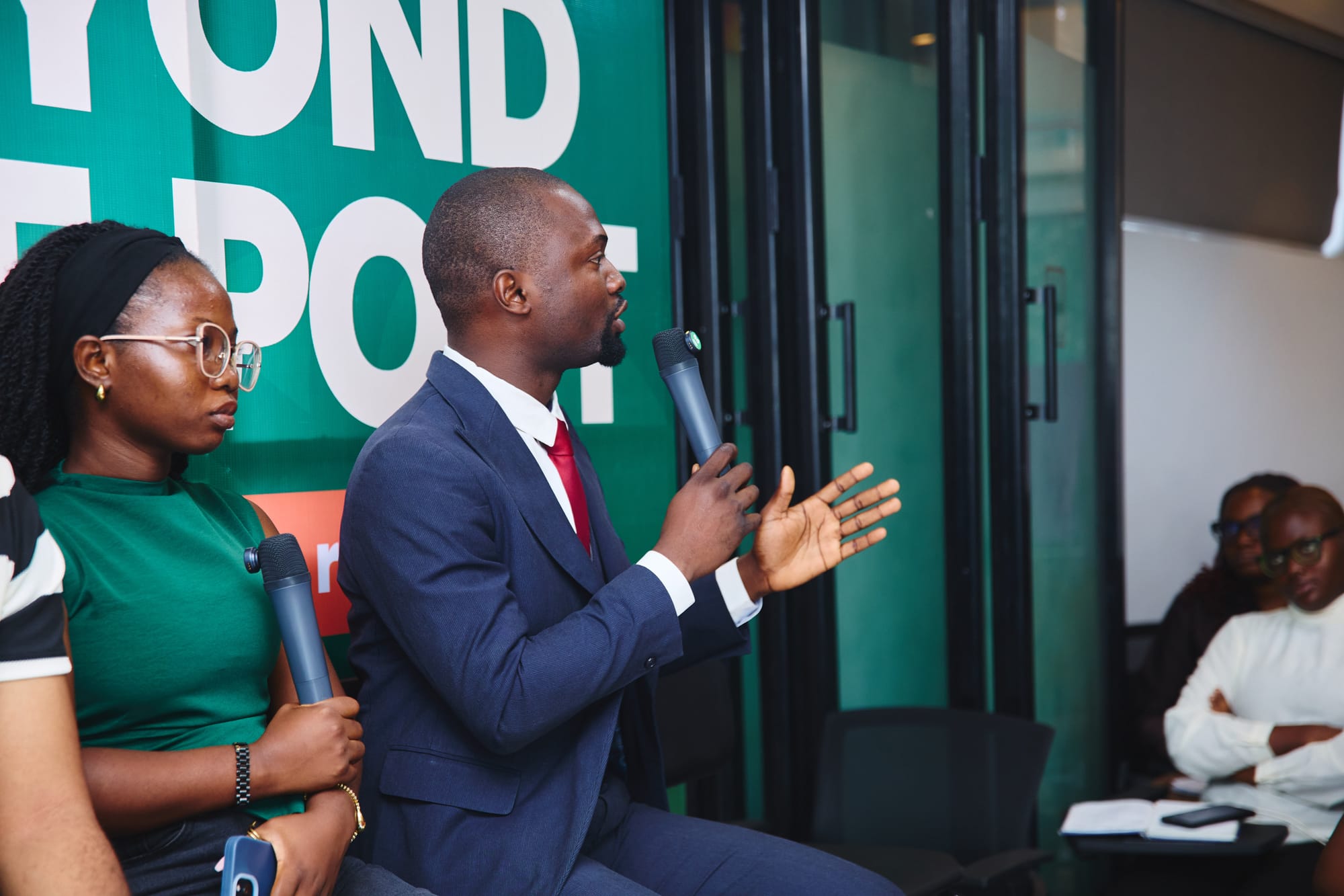 Rchard Badejo during the panel session